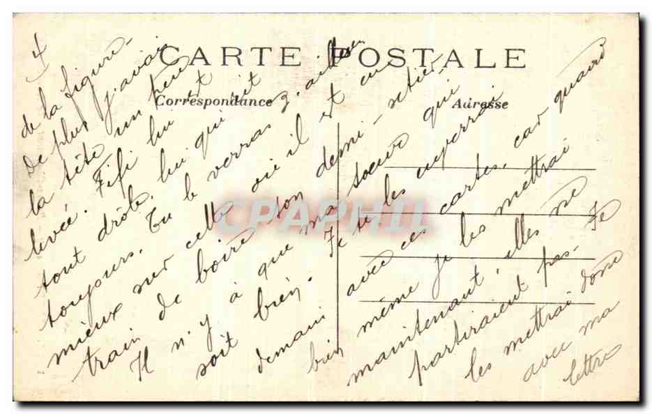 CPA Paris Buttes Chaumont Le Belvedere — Rückseite