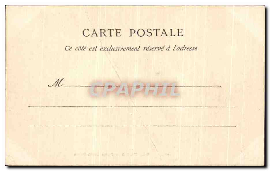 CPA Paris Porte Saint Denis — Verso