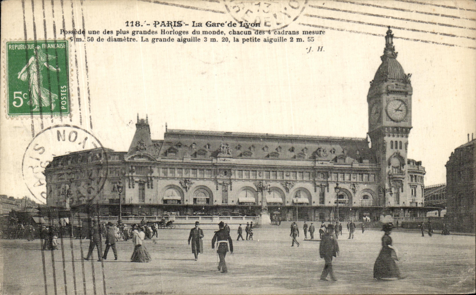 CPA Paris La Gare de Lyon