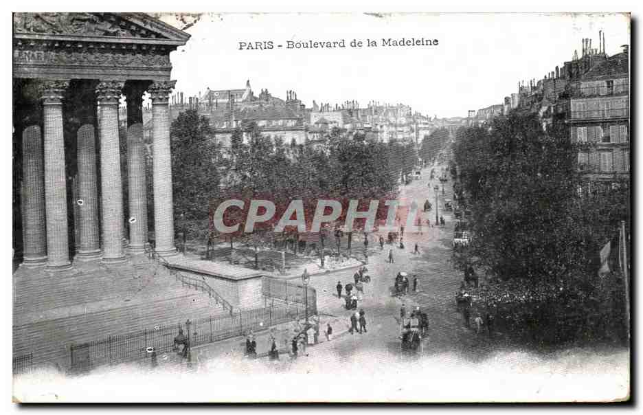 CPA Paris Boulevard de la Madeleine