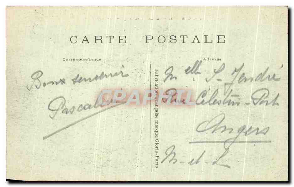 CPA Paris L Arc de Triomphe de l Etoile — Rückseite