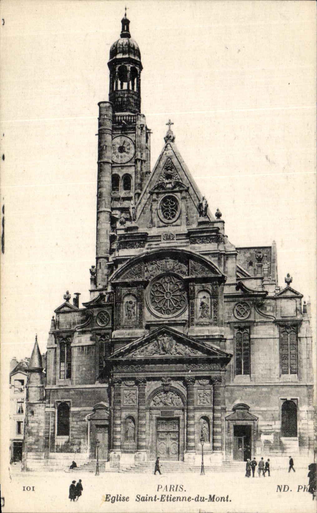 CPA Paris Eglise Saint Etienne du Mont
