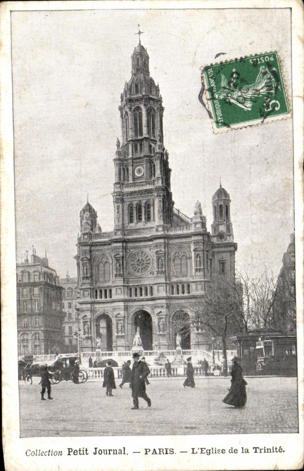 CPA Paris Petit Journal Paris L Eglise de la Trinite
