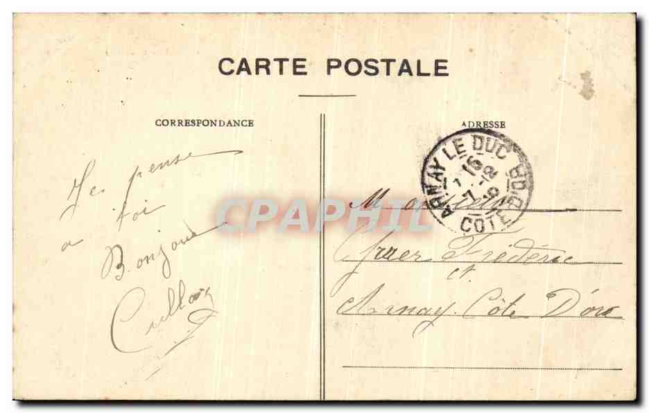 CPA Paris La Grande Roue — Rückseite