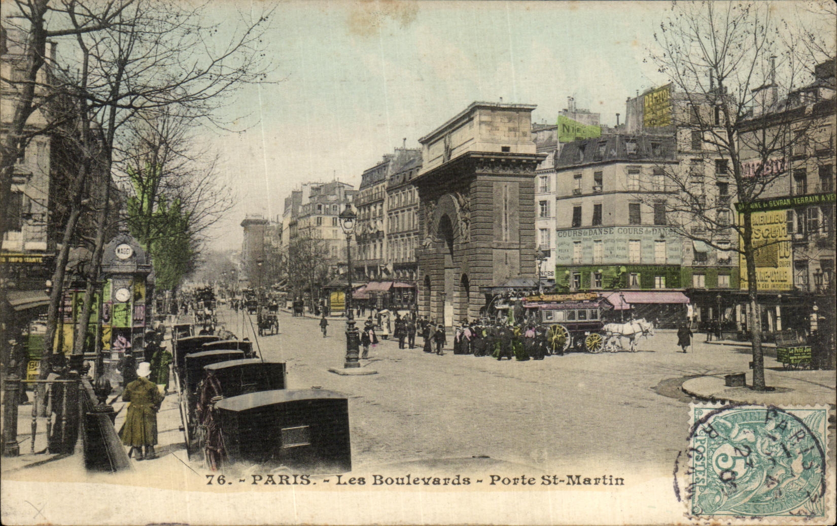 CPA Paris Les Boulevards Porte St Martin