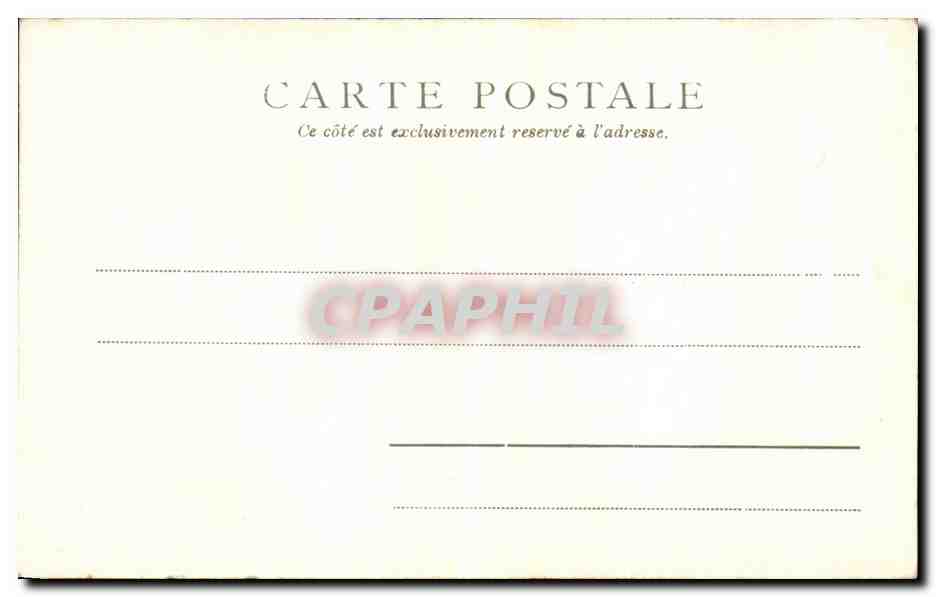 CPA Paris Le Louvre et la Seine vus du Pont des Arts — Rückseite