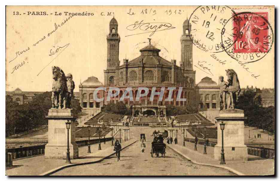 CPA Paris Le Trocadero