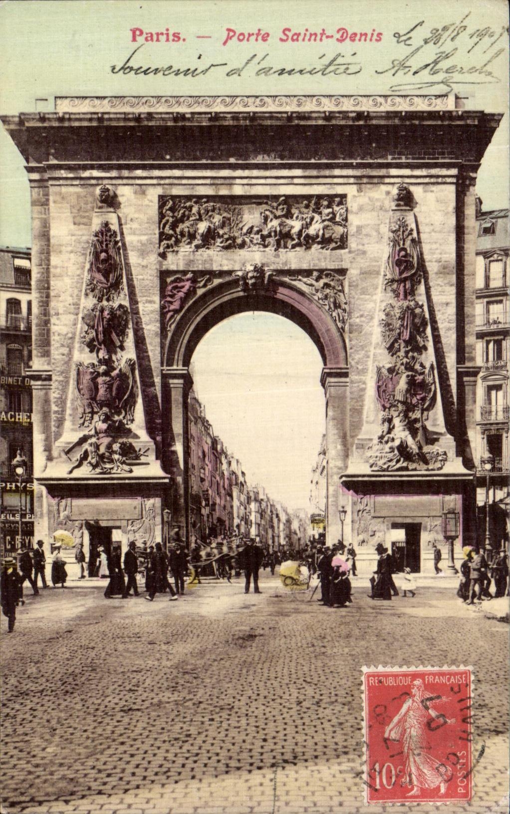 CPA Paris Porte Saint Denis