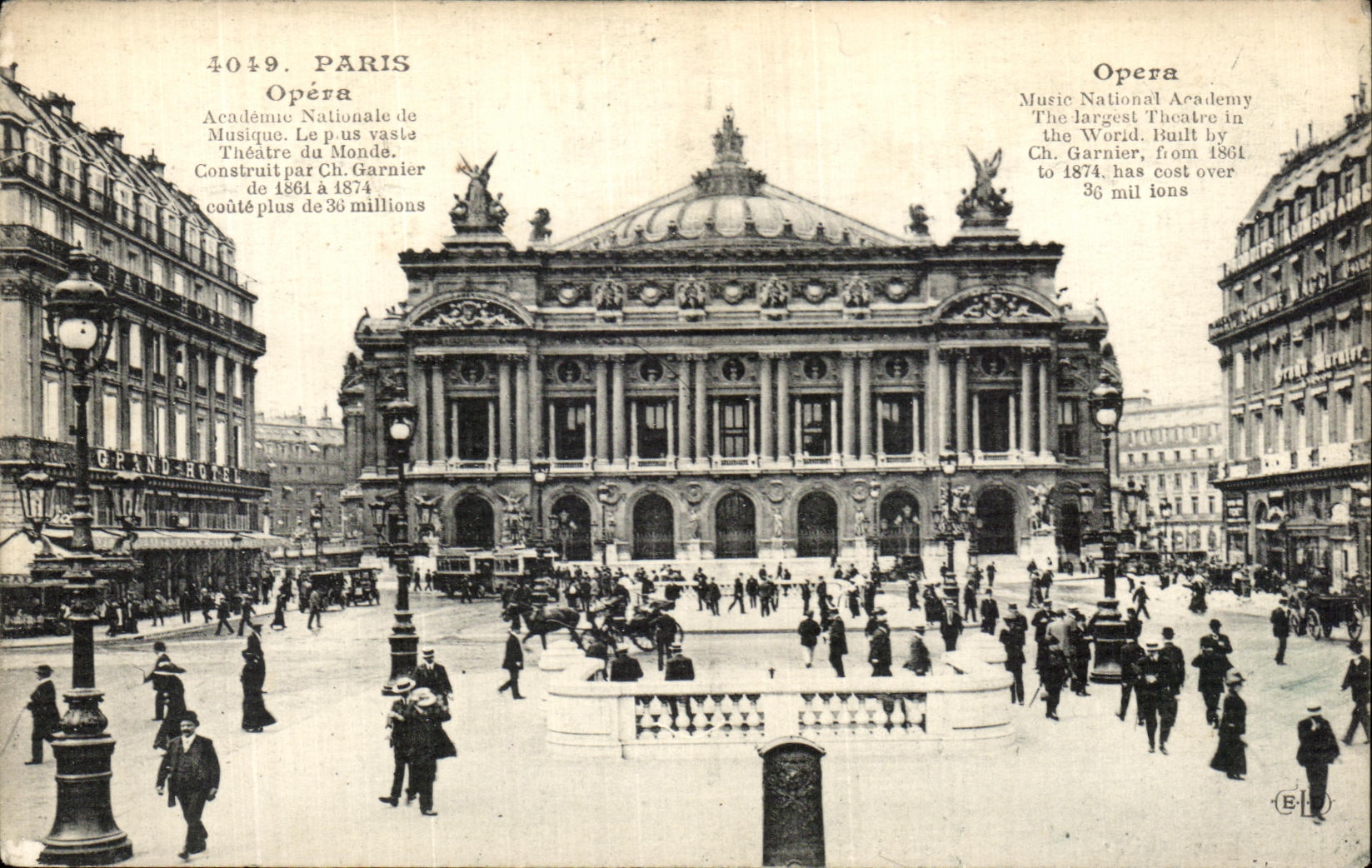 CPA Paris Opera Academie Nationale de Musique Le Plus Vaste Theatre du Monde