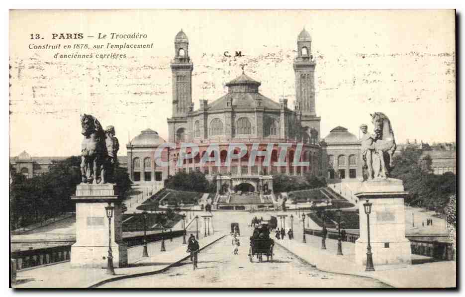 CPA Paris Le Trocadero