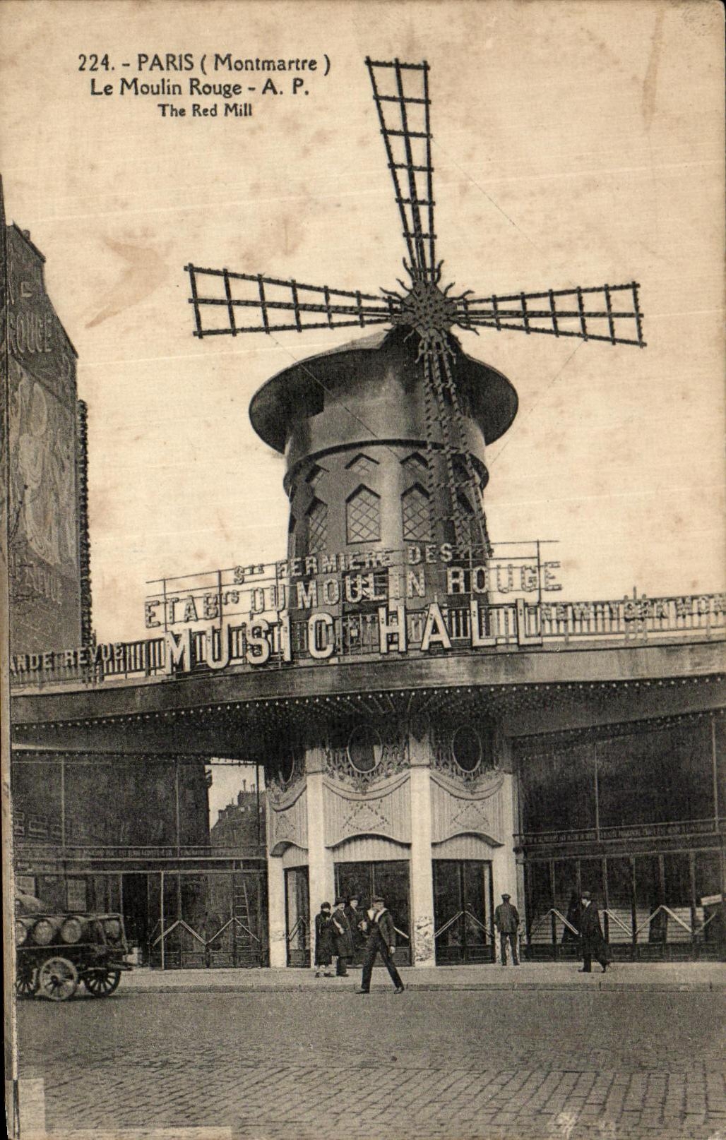 CPA Paris Le Moulin Rouge 
