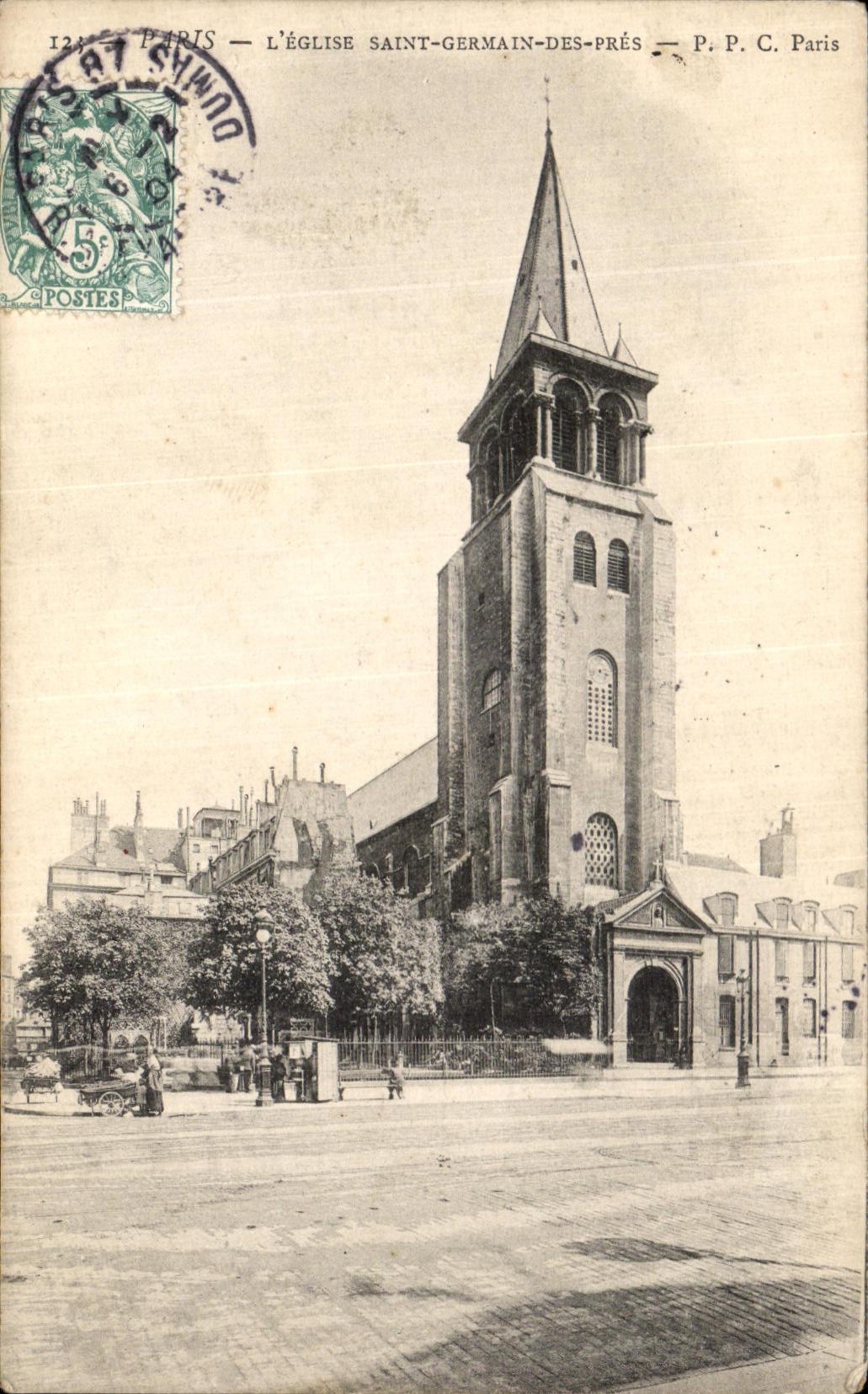 CPA Paris L Eglise Saint Germain Des Pres