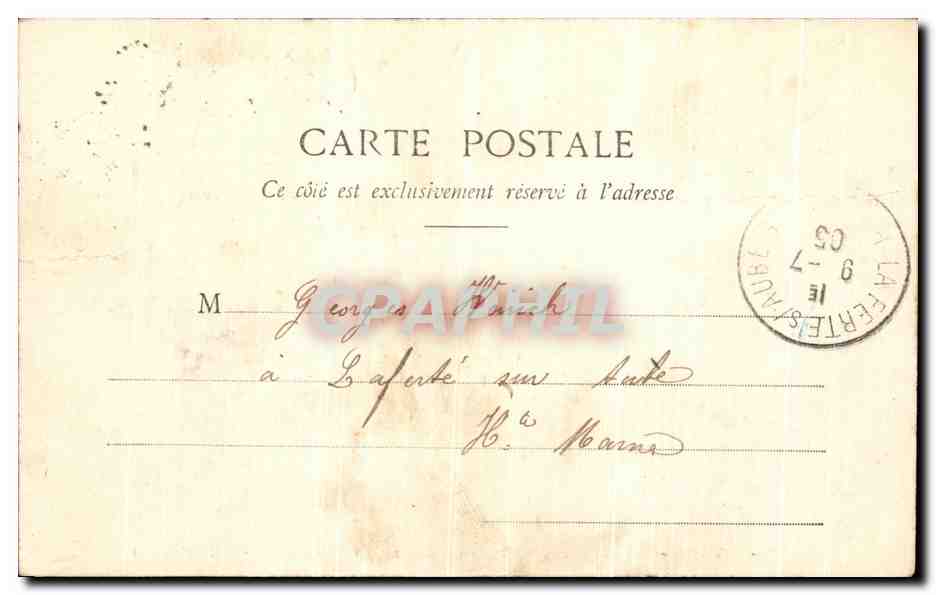 CPA Paris Mairie du 15eme Vaugirard Rue peclet  — Rückseite