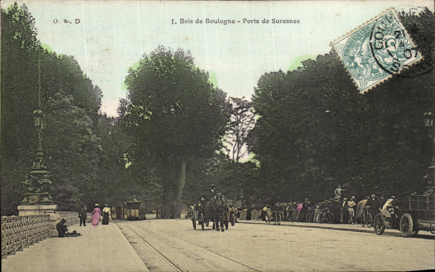 CPA Paris Bois de Boulogne Porte de Suresnes