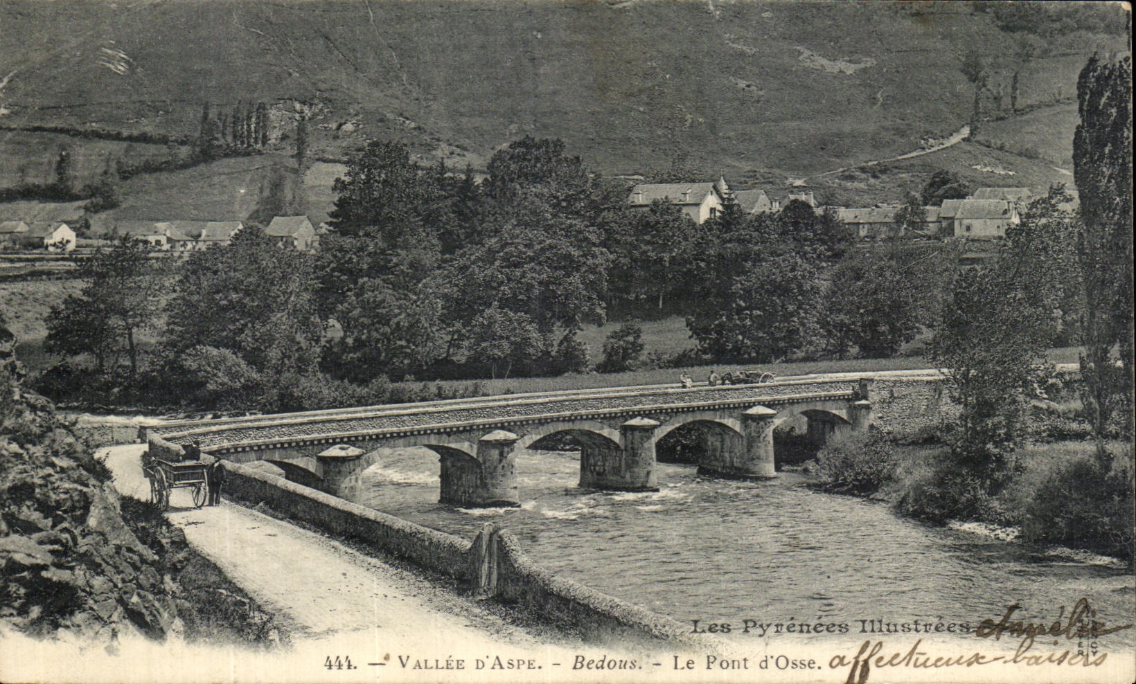 CPA Vallee D Aspe Bedous Le Pont d Osse
