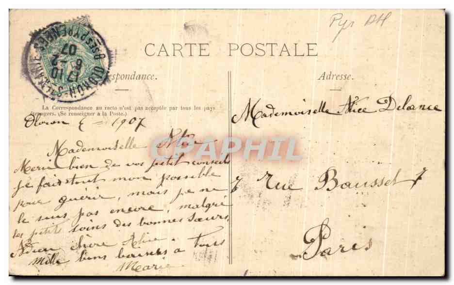 L'Hôtel du Grand-Turc — Vallée d'Aspe — Saint-Christiau — Les Pyrénées Illustrées — Verso