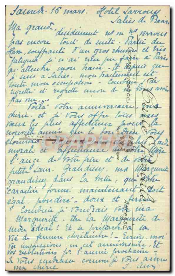CPA Salies De Bearn Vieilles Maisons — Rückseite