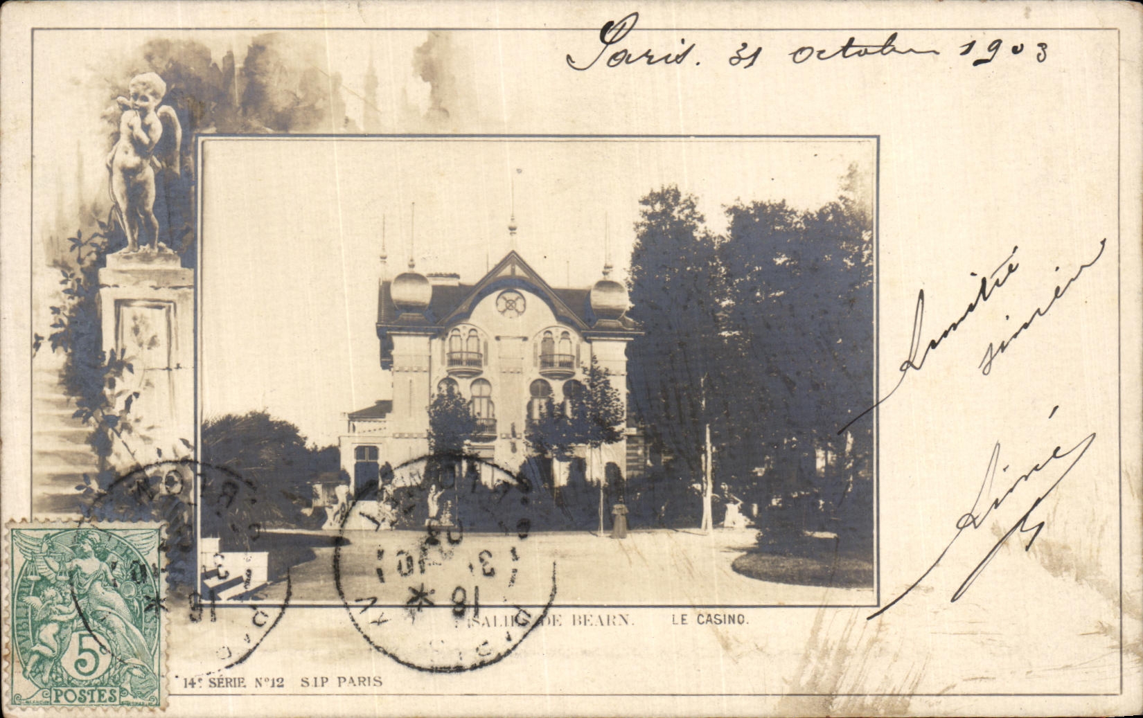 CPA Salies De Bearn Le Casino 