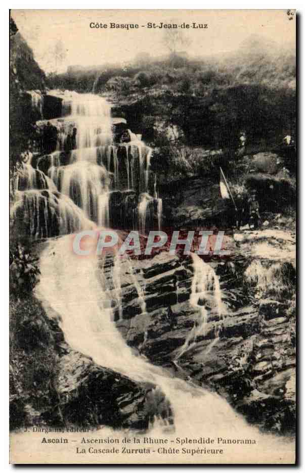 Côte Basque - St-Jean-de-Luz — Cascade Zurruta - Splendide Panorama — J. Dargarna, éditeur
