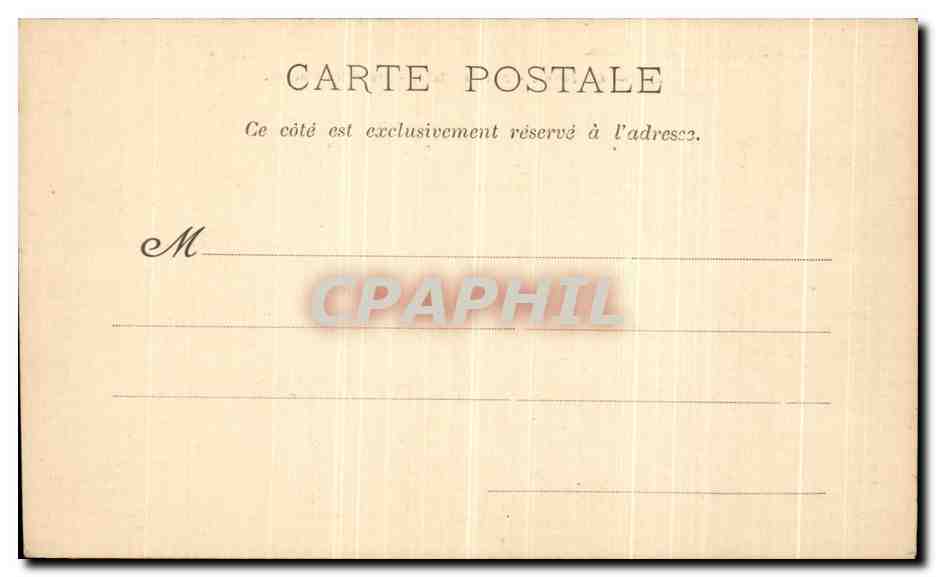 CPA Guethary Sur la Plage Dans les Rochers Pecheurs — Rückseite