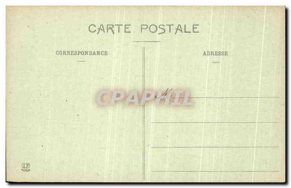 CPA Eaux Bonnes L Etadlissment Thermal Bt L Eglise — Back