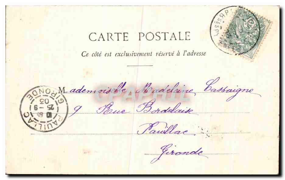 Bayonne - Le Réduit & Porte de France — CPAPHIL — Verso