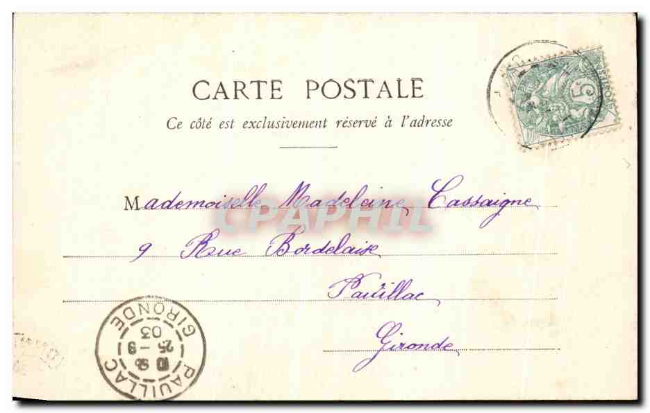 CPA Bayonne Pont St Esprit Porte De France Reduit — Verso