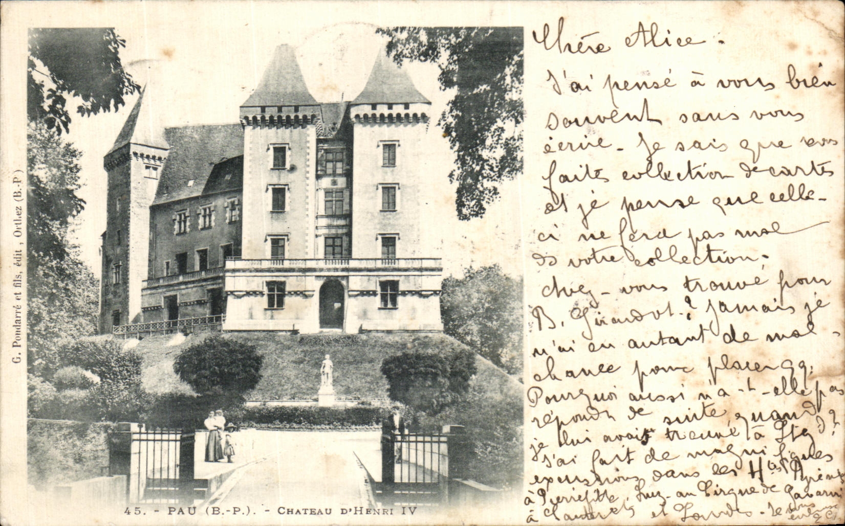 CPA Pau Chateau D Henri IV