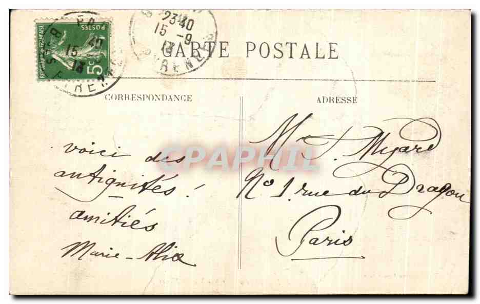 Pau — Le Château — Chambre de Henri IV — Édition Lannuon — Rückseite