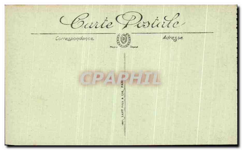 CPA Pau En Funiculaire Et L Hotel De France  — Rückseite