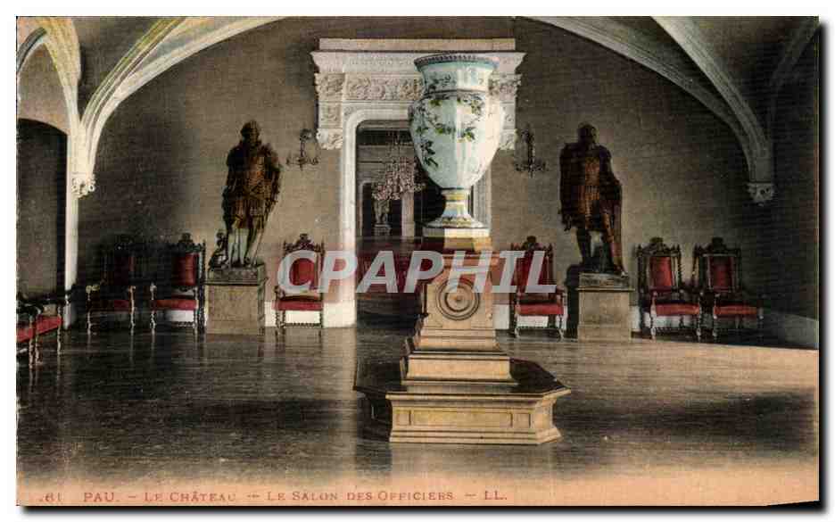 Pau - Le Château - Le Salon des Officiers — LL. n°61