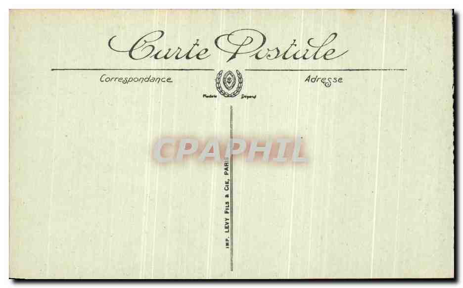CPA Pau Le Chateau Le Salon Flamand  — Rückseite