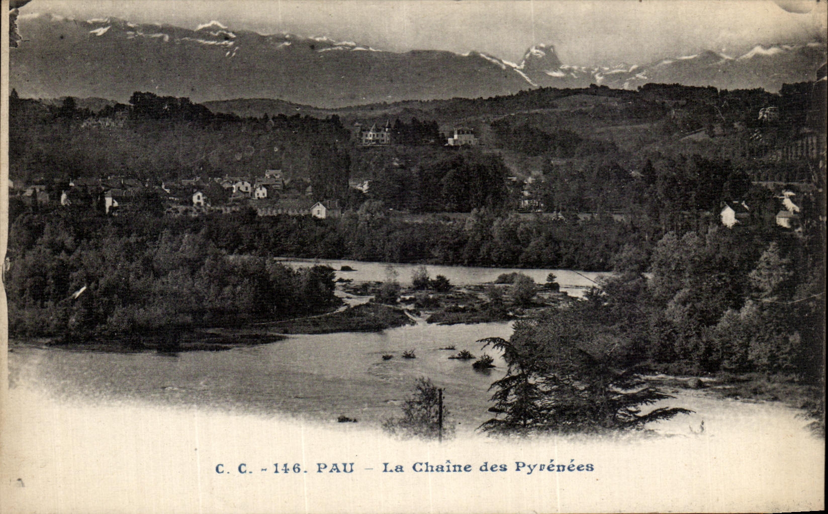 Pau — La Chaîne des Pyrénées — C.C. 146
