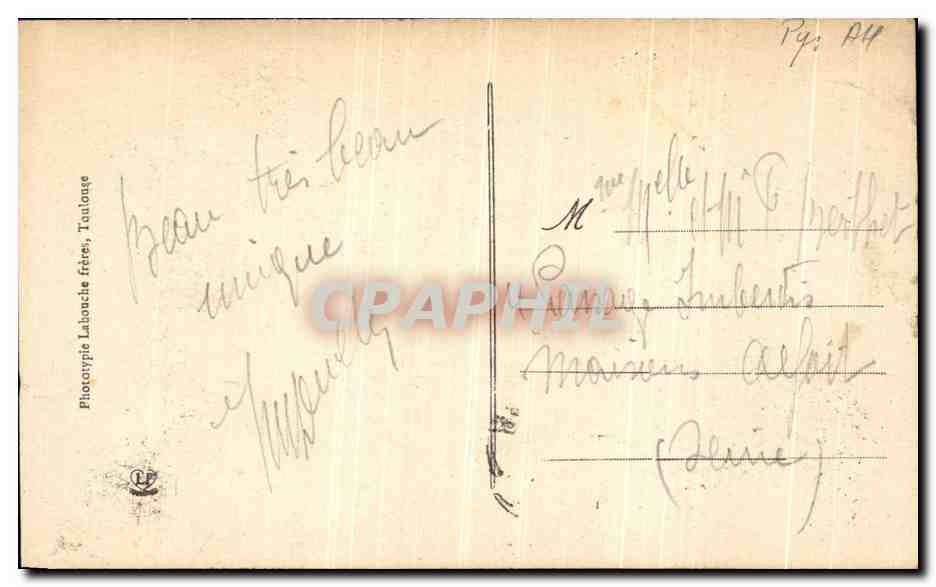 CPA Pau Un Coin De L Avenue Thiers — Reverso