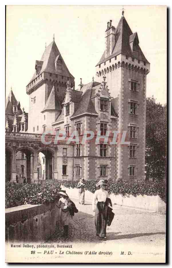 CPA Pau Le Chateau 