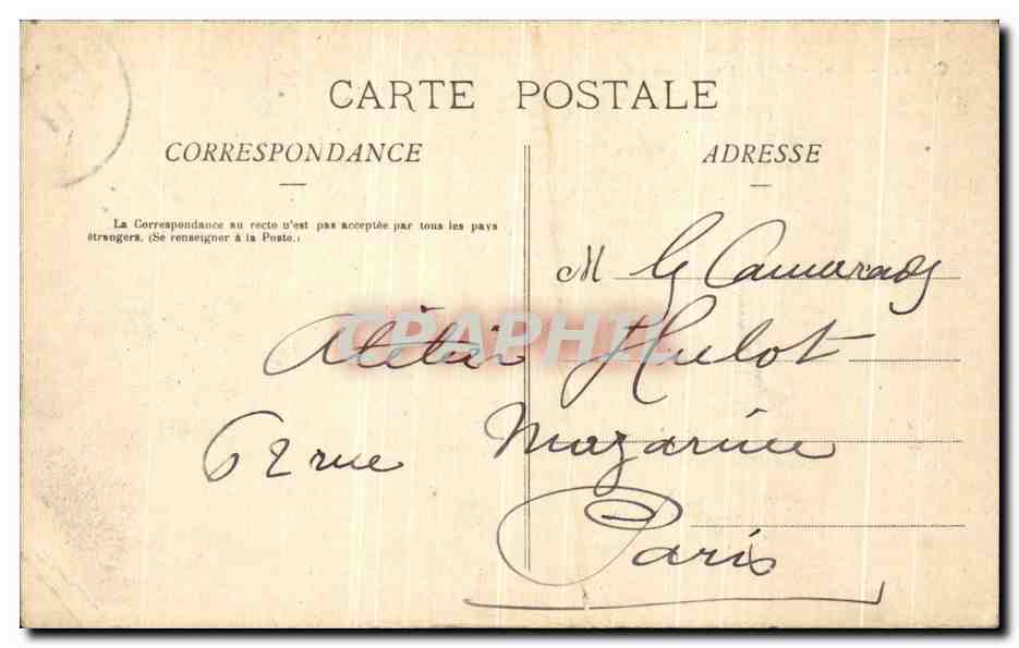CPA Pau Le Chateau Henri IV — Verso
