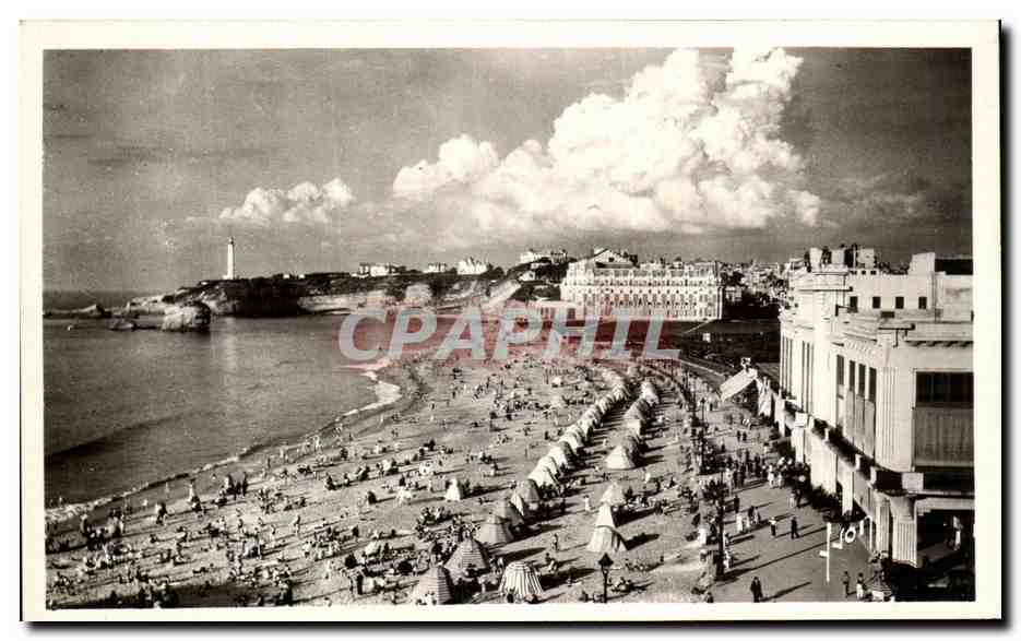 CPA Biarritz La Grande Plage 