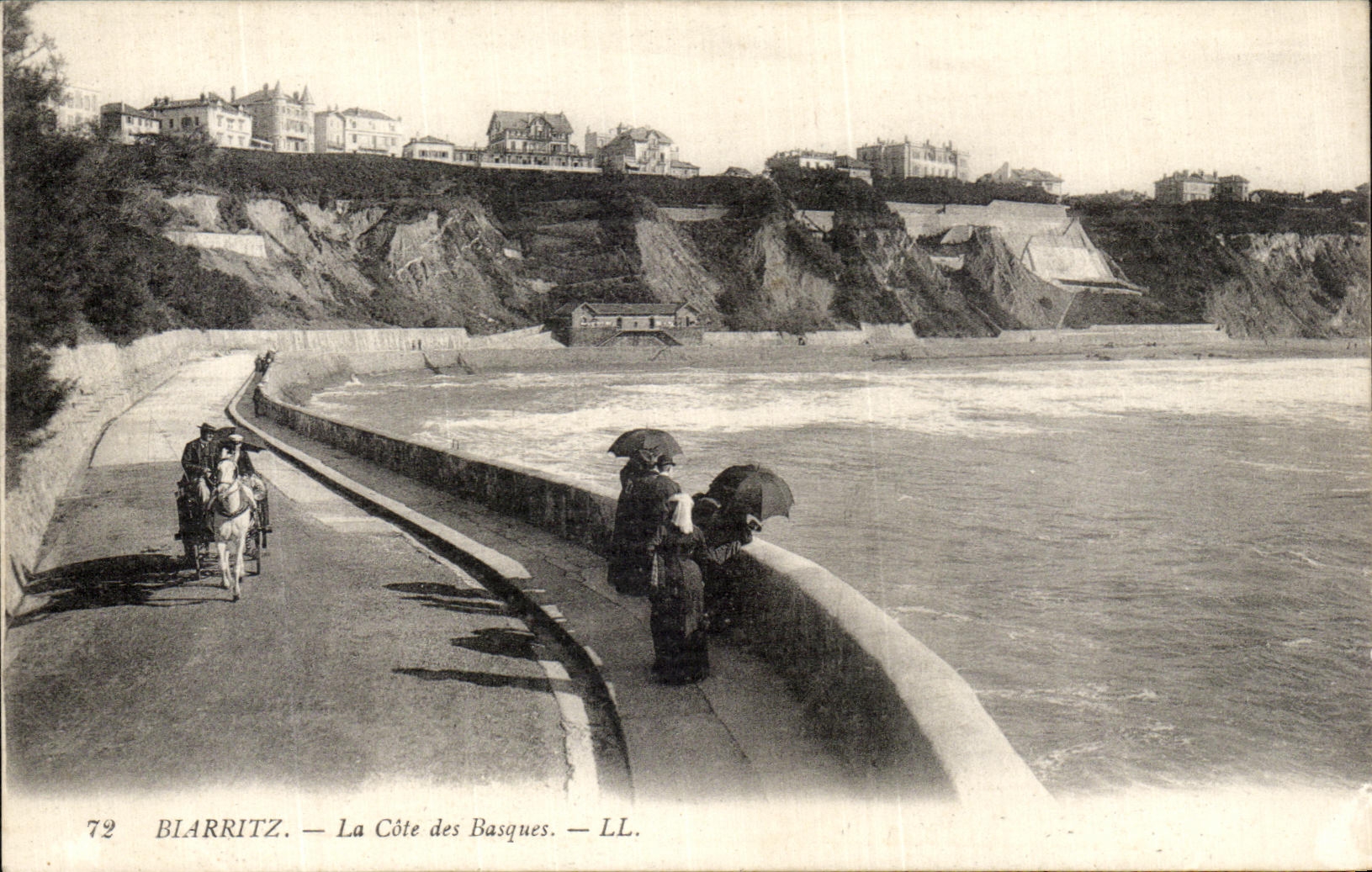 Biarritz — La Côte des Basques — LL, n°72