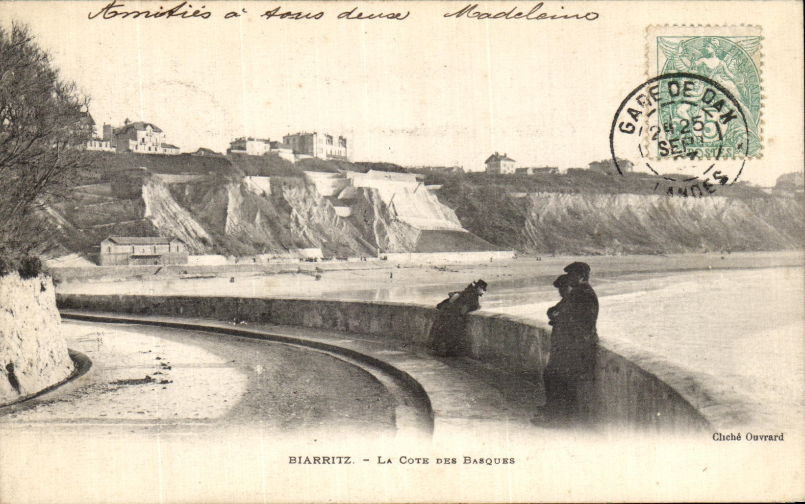 CPA Biarritz La Cote Des Basques