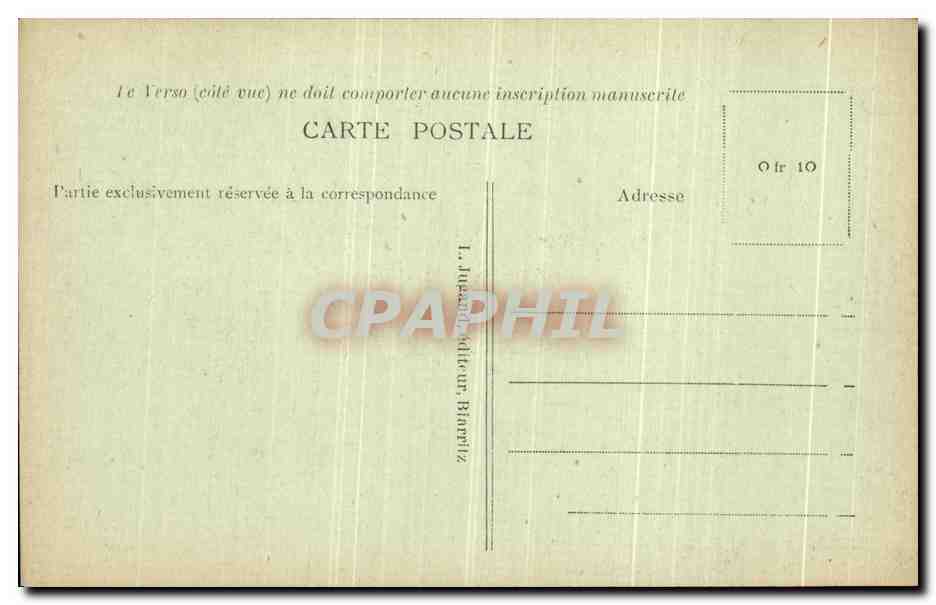 CPA Biarritz Vue Generale  — Rückseite