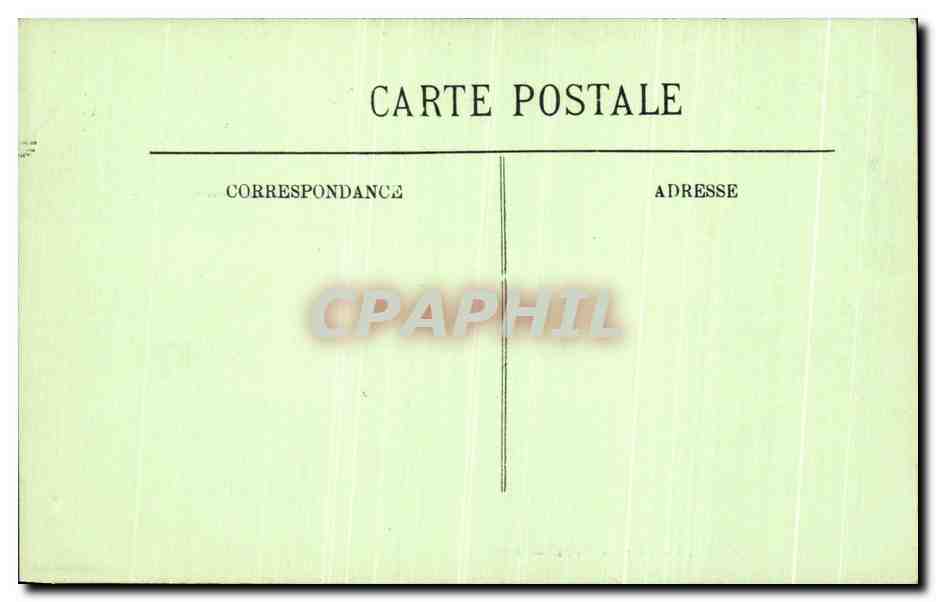 CPA Biarritz Le Rocher Du Basta — Verso