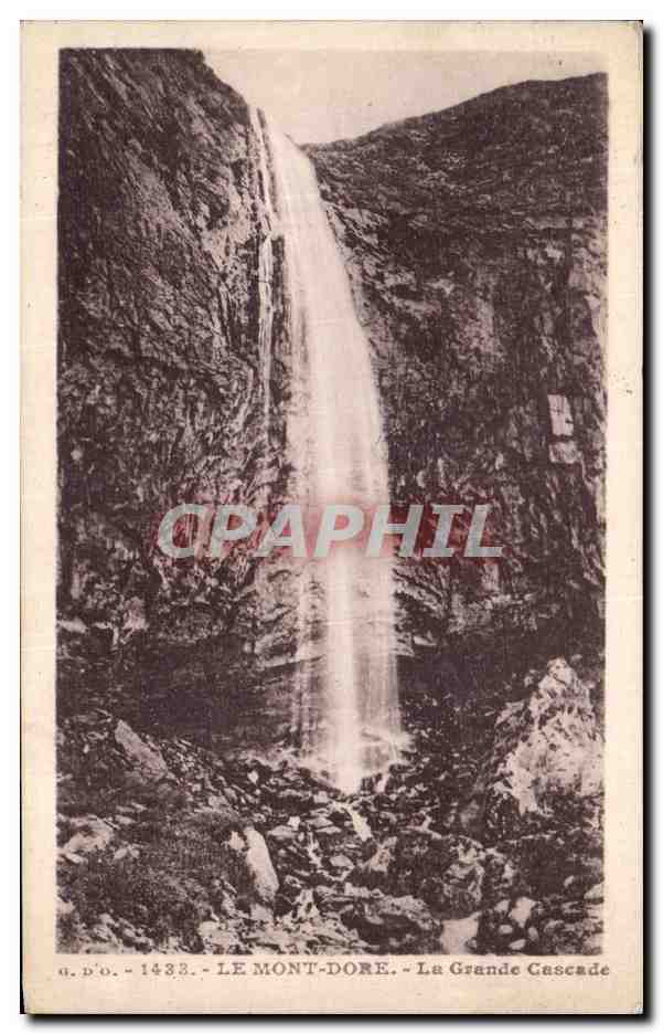 CPA Le Mont Dore La Grande Cascade 