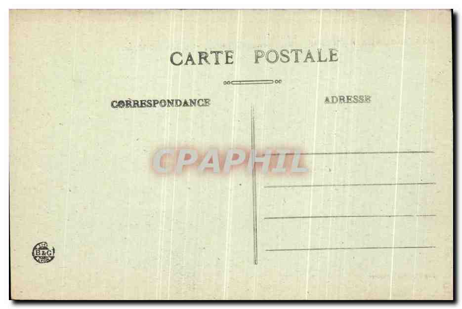 St-Germain-l'Herm — Vue générale (Sud), altitude 1.000 m. — L'Auvergne, éditeur B&G, n° 635 — Verso