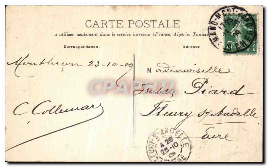 CPA Vue Generale Du Viaduc Des Fades Le plus Haut Viaduc D Europe  — Verso