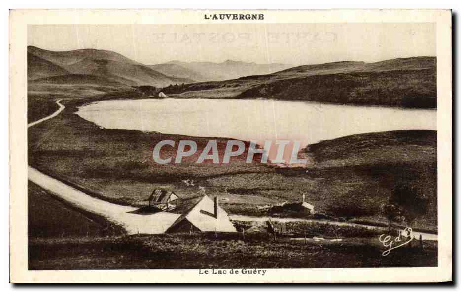 Le Lac de Guéry — Auvergne — éditeur J. Gouttefanges, n° 1446