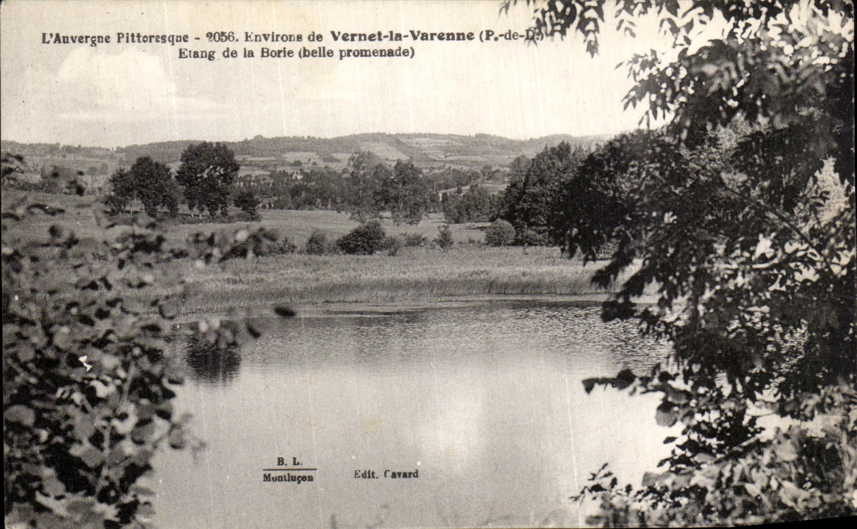 Etang de la Borie — Environs de Vernet-la-Varenne (P.-de-D.) — Edit. Cavard
