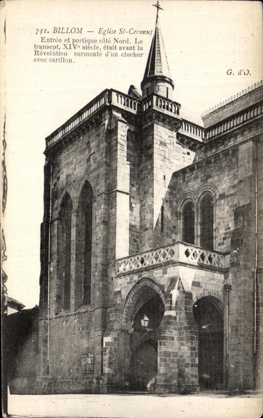 CPA Billom L Eglise Saint Cerneuf