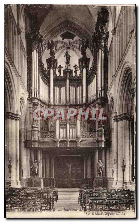 CPA Saint Omer Interieur de La Grand Orgue