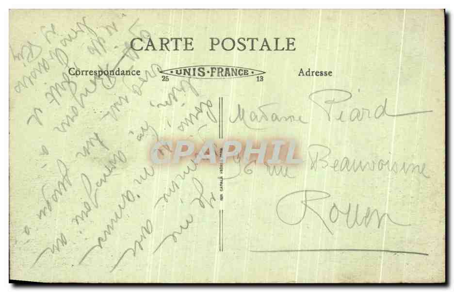 CPA Saint Pol L Eglise Et Le Carre  — Rückseite