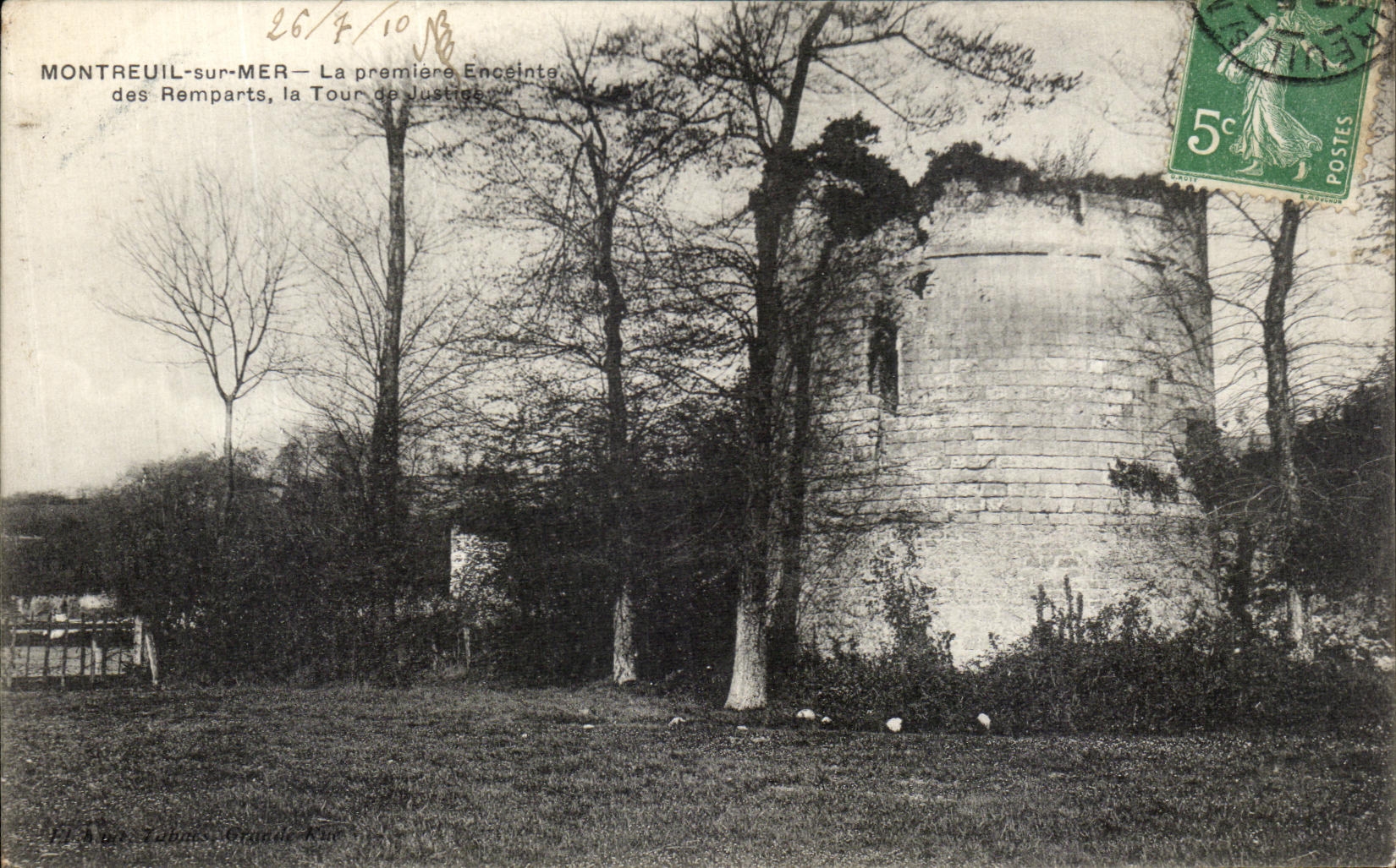 Montreuil-sur-Mer — Die erste Enceinte, die Justizturm — Verlag: Éd. des Cahiers Grandes Vues
